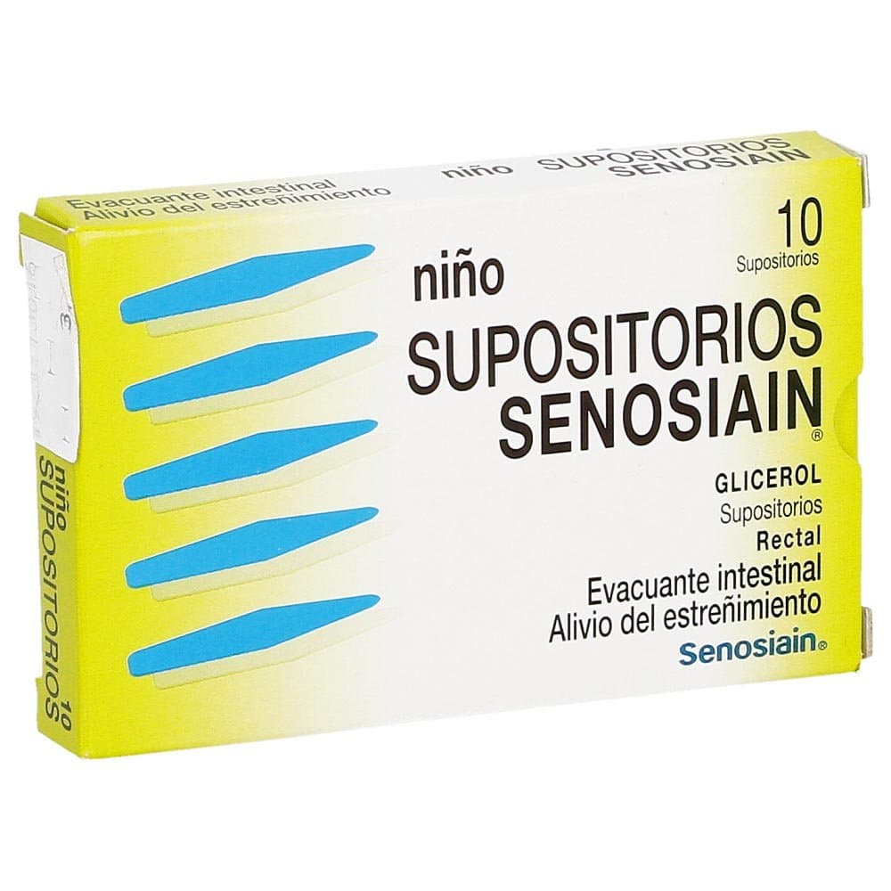 Senosian Supositorios Sen Inf Glicerina Glicerol 10 Piezas