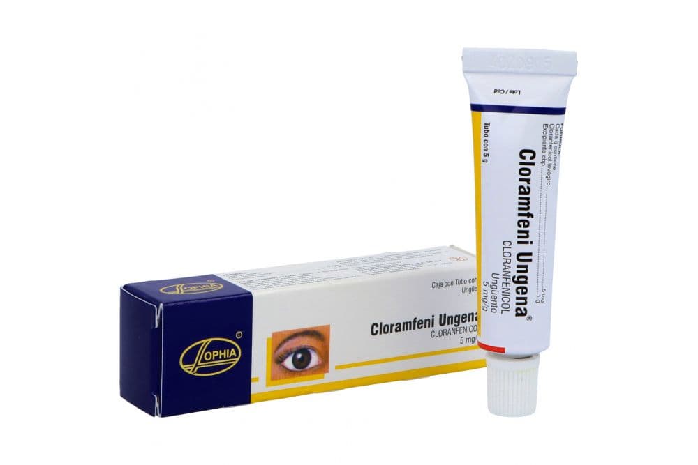 Sophia Cloramfeni Ungena Cloranfenicol 5 mg Ungüento 5 grs