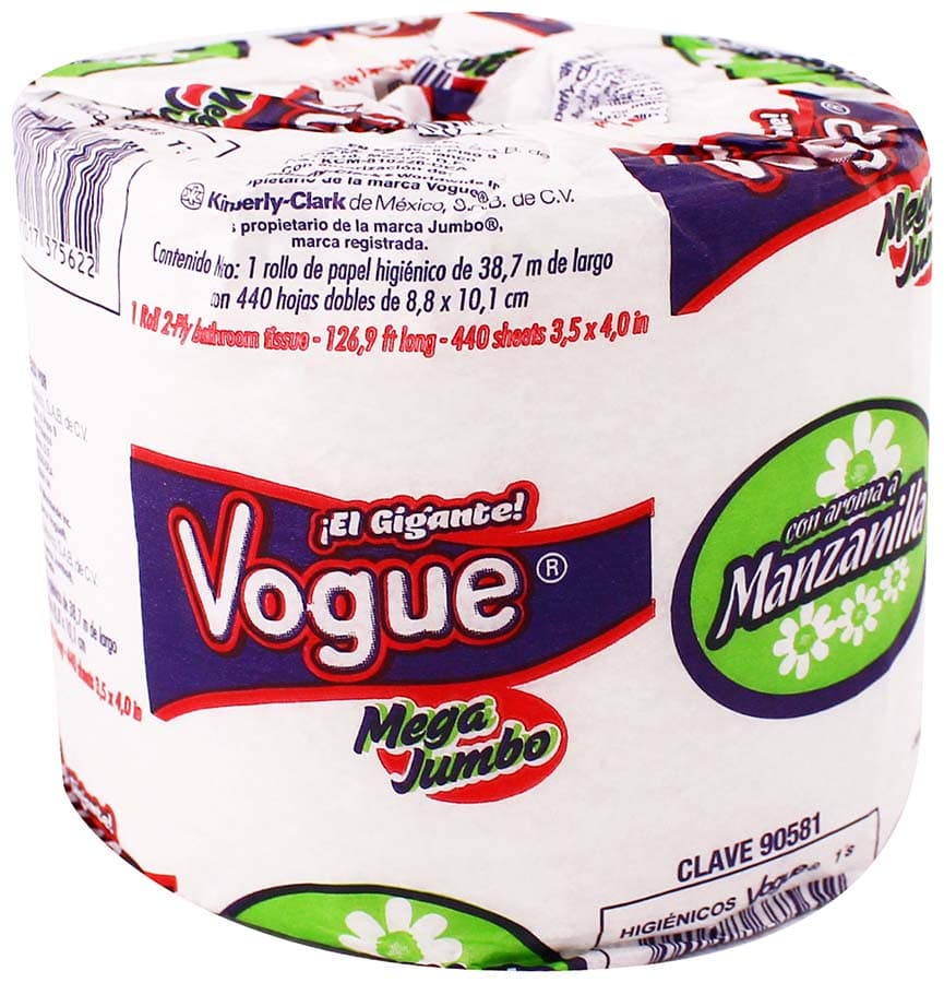 PAPEL HIGIENICO VOGUE 1PZA             .