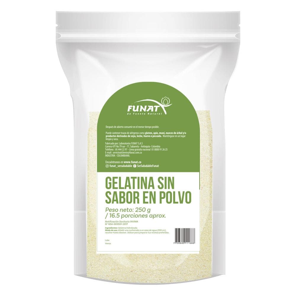 Gelatina sin sabor 250 g