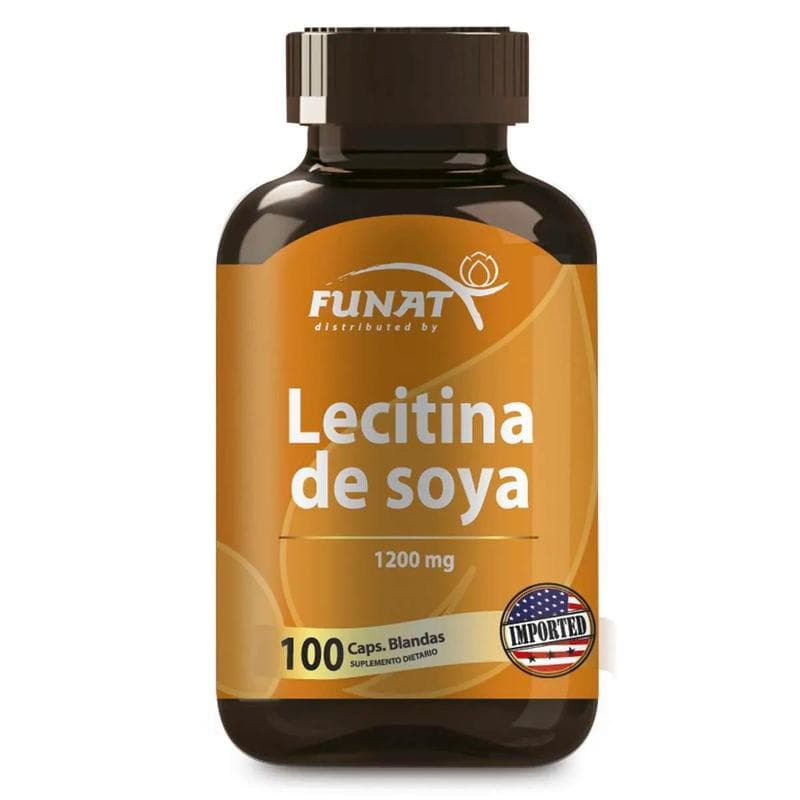 Lecitina de soya 100 softgels