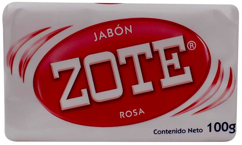Jabon lavanderia Zote rosa 100 g