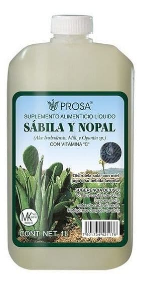 Prosa Jugo de Sábila y Nopal 1 lt (Botella 1 Lt)