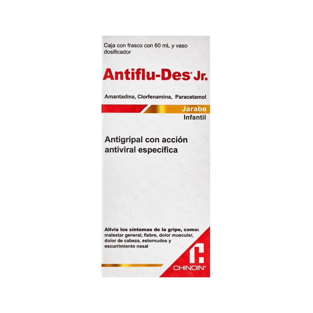 Antiflu-Des Jr Antigripal Infantil en Solución 60 ml