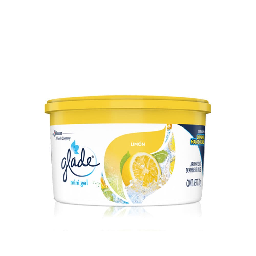 Glade Aromatizante Minigel Limón 70 grs