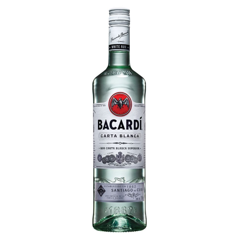 Bacardi Ron Blanco 750 ml