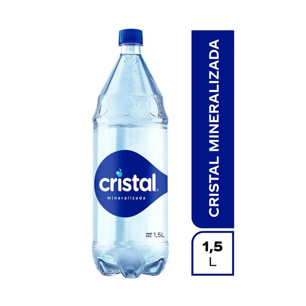 AGUA CRISTAL MINERALIZADA 1.5L
