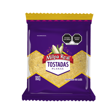 TOSTADA PLANA MILPA REAL 175 GRAMOS