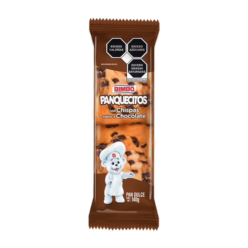 PANQUECITOS GOTAS CHOCO  2P BIMBO 140GR