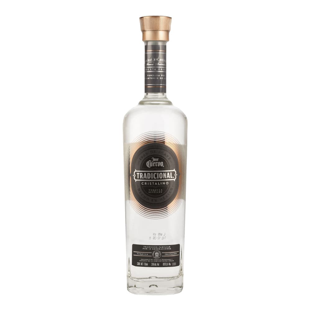 Tequila Cuervo Tradicional Rep Cristalino 100% 750 ml