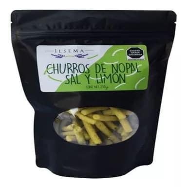 CHURRO DE NOPAL SABOR SAL Y LIMON 60GR