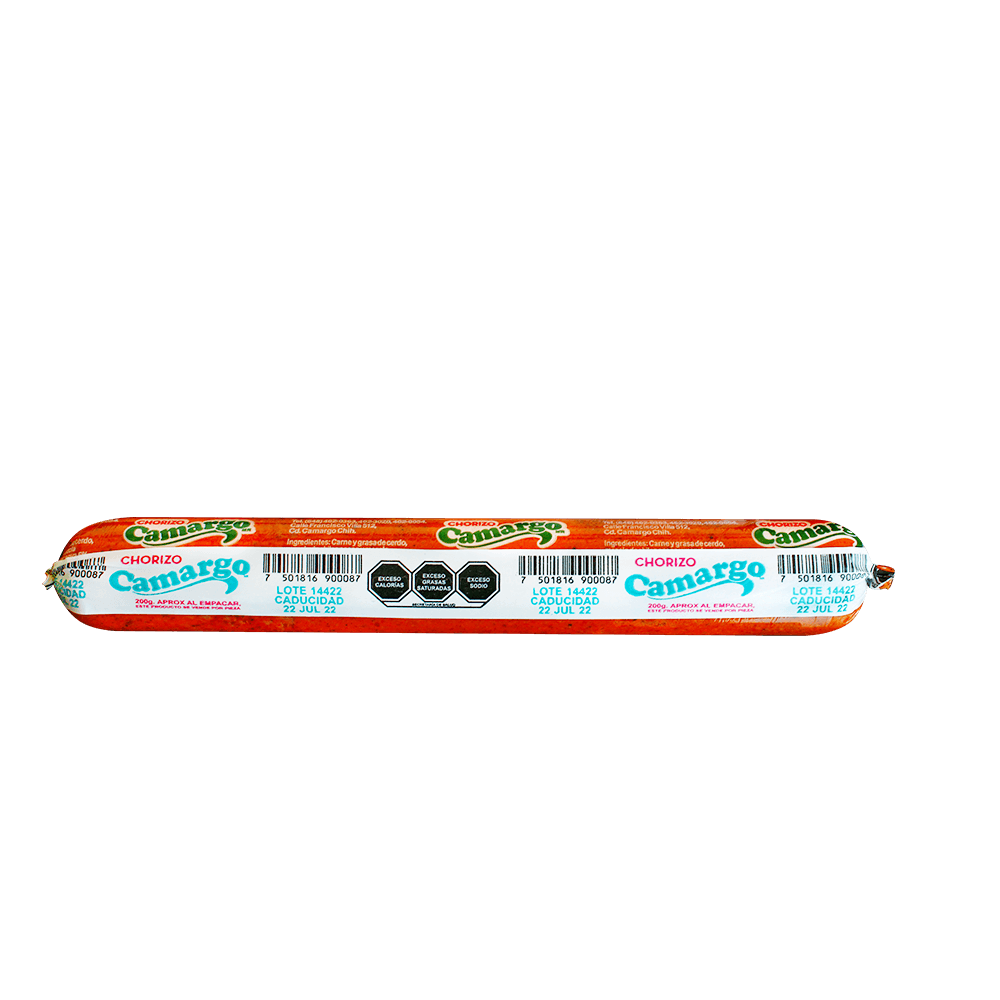 CHORIZO CAMARGO 200 GRAMOS