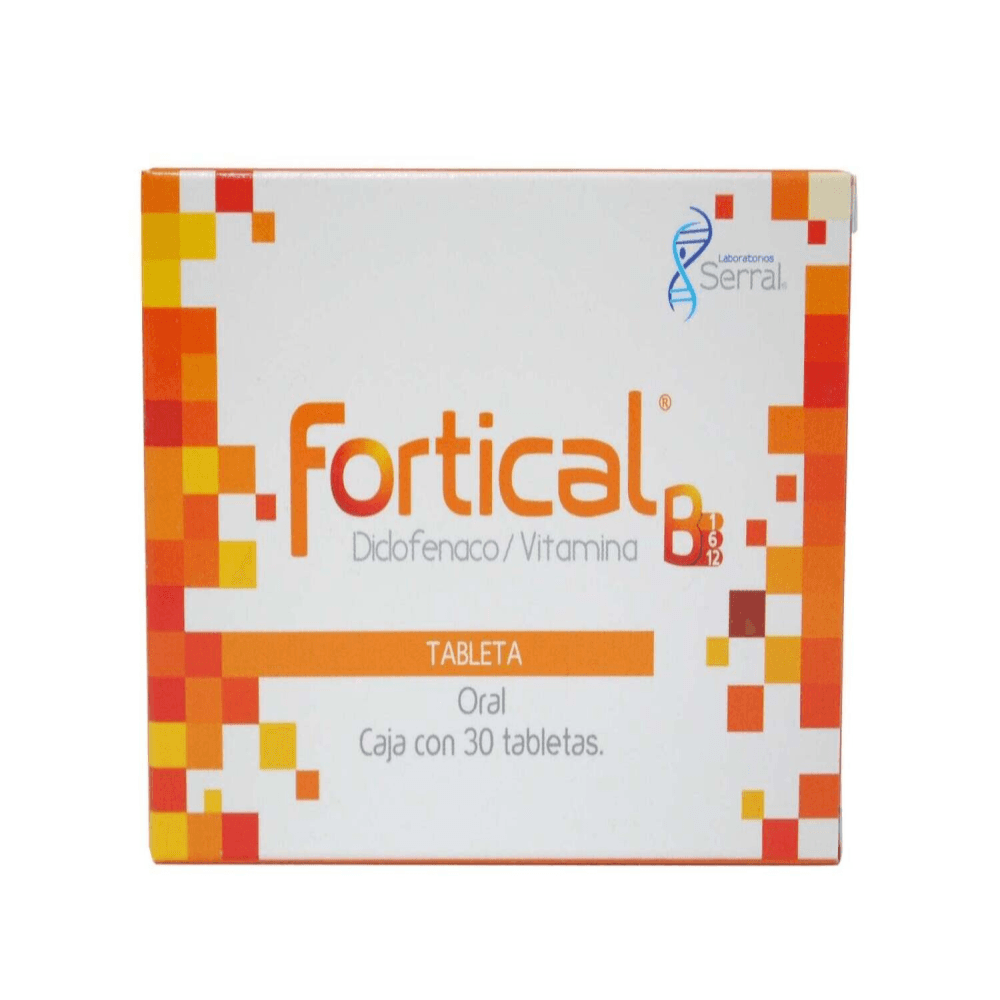 DICLOFENACO / VITAMINA B1/B6/B12 SERRAL 30 GRAGEAS