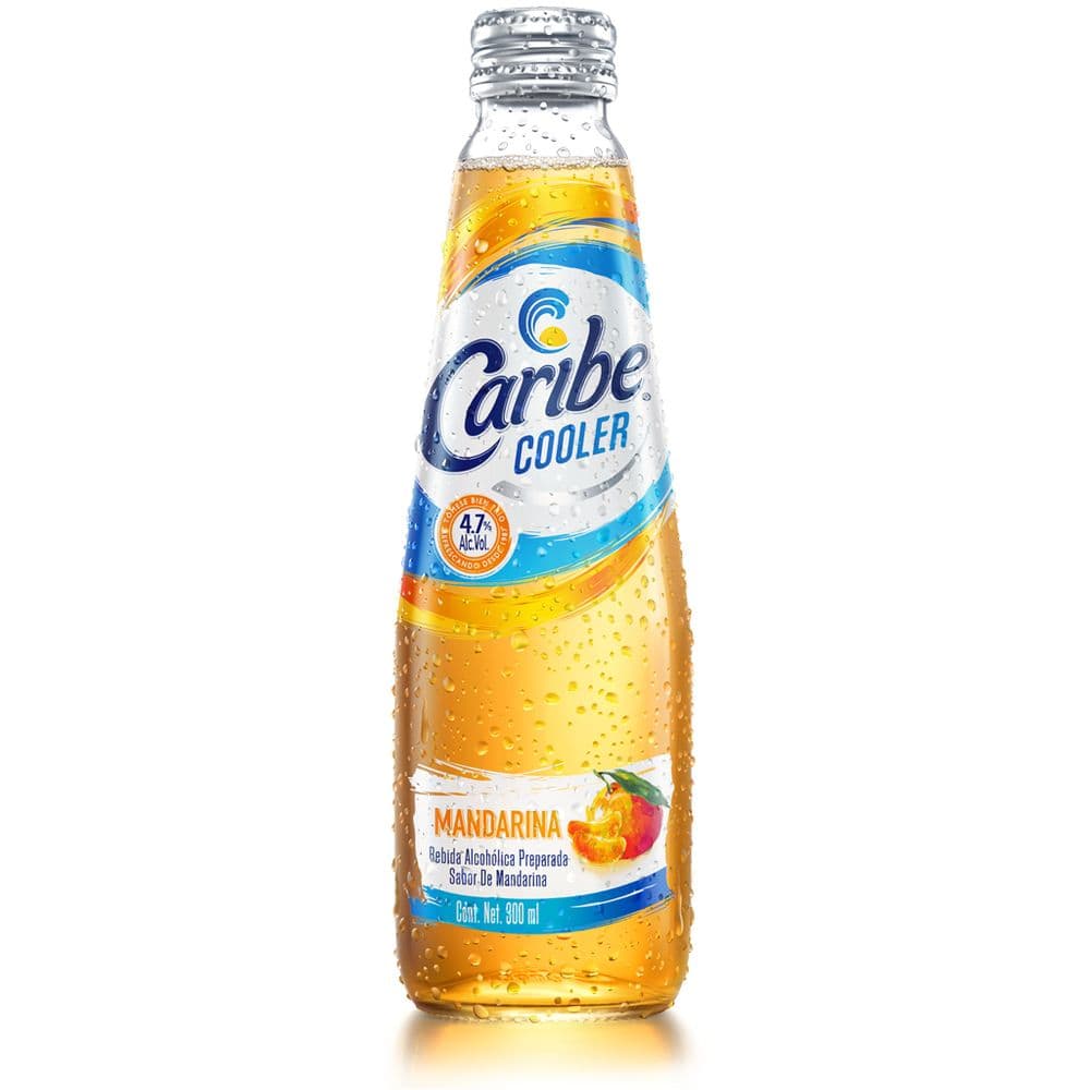 Caribe Cooler Bebida Preparada con Vino Sabor Mandarina 300 ml