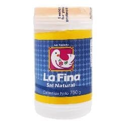 La Fina Sal Refinada Yodada 750 grs