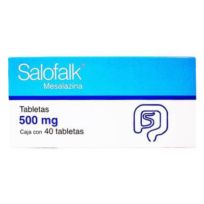 Salofalk 500 mg Mesalazina 40 Tabletas