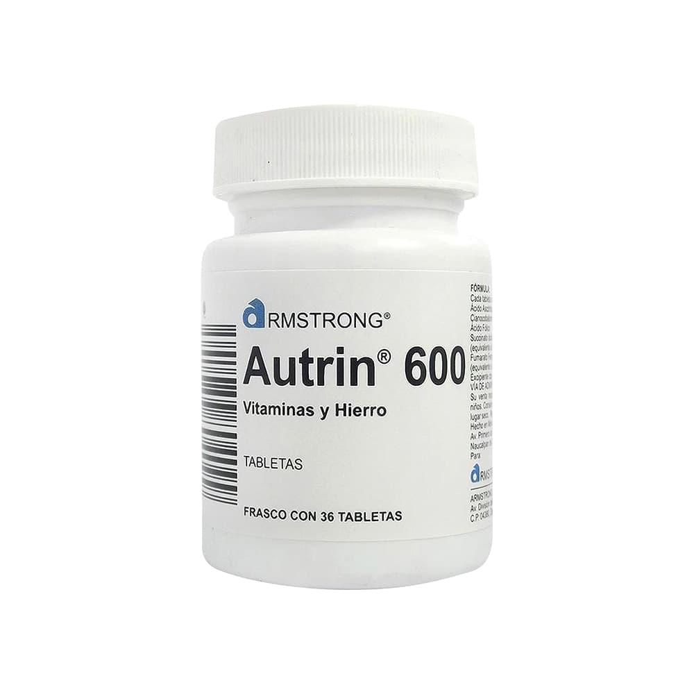 Autrin 600 mg 36 Tabletas