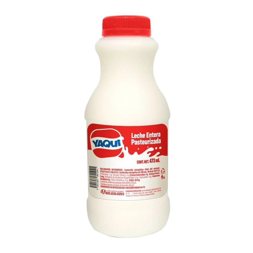 LECHE ENTERA YAQUI DE 500 ML