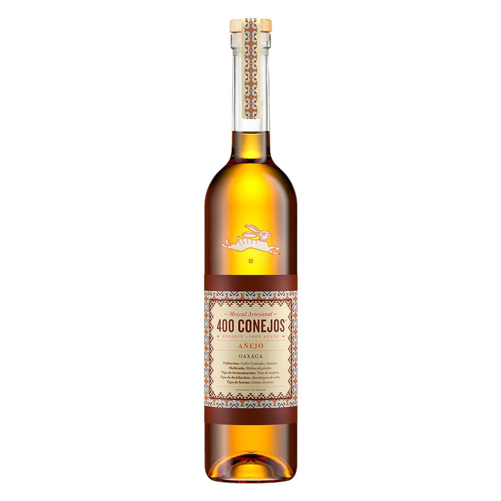 Mezcal 400 Conejos Añejo 100% 750 ml