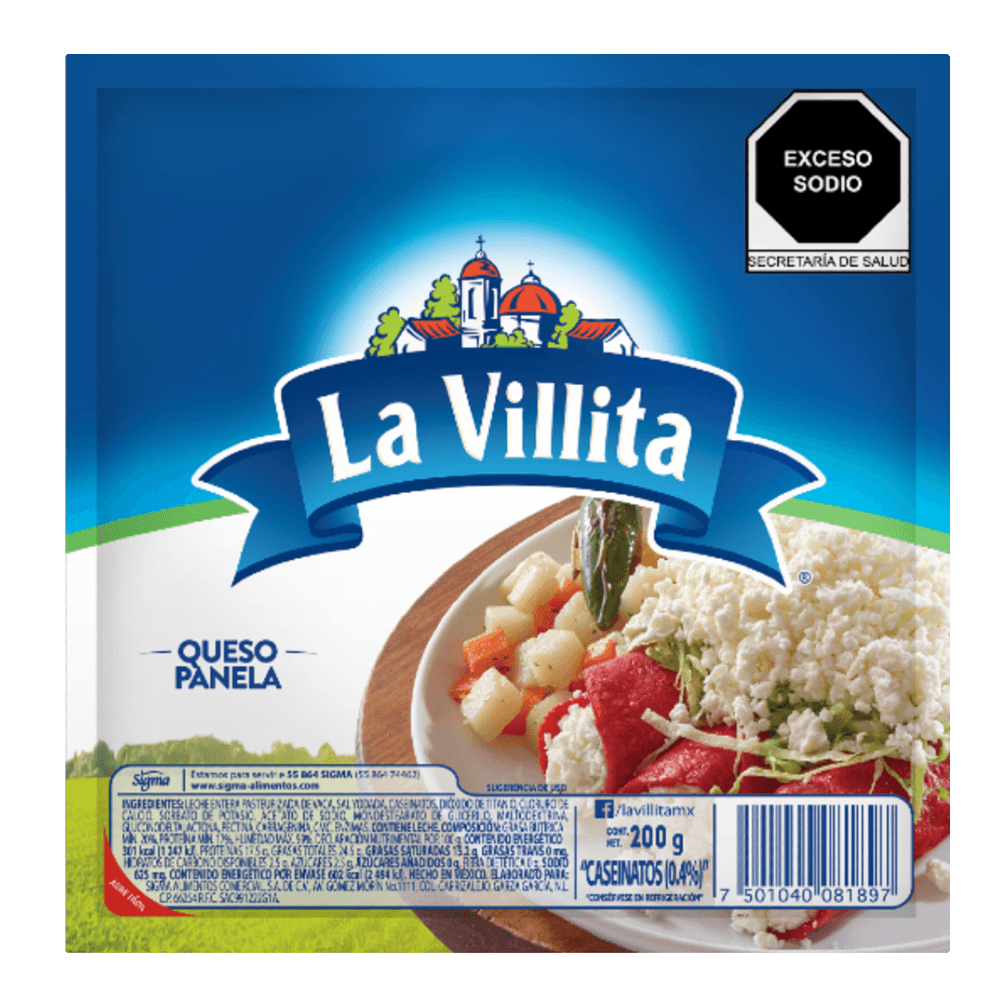 La Villita Queso Panela Canastita 200 grs