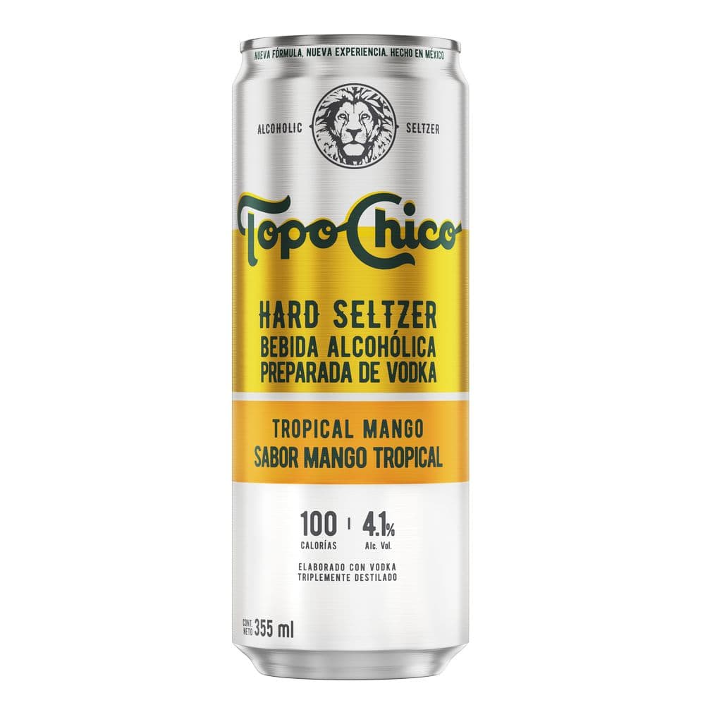 Topo Chico Hard Seltzer Tangy Mango Lata Nva Pres 355 ml
