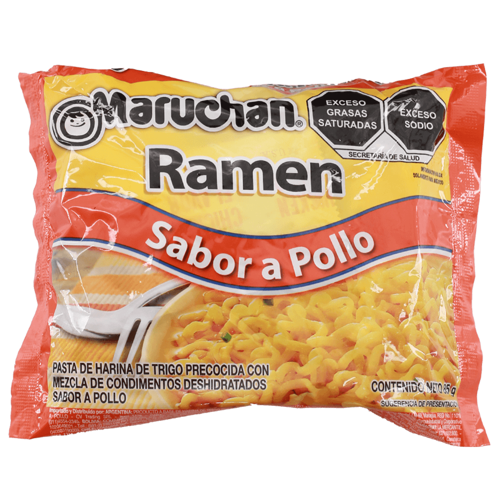SOPA INSTANTANEA RAMEN POLLO MARUCHAN 85 GRAMOS