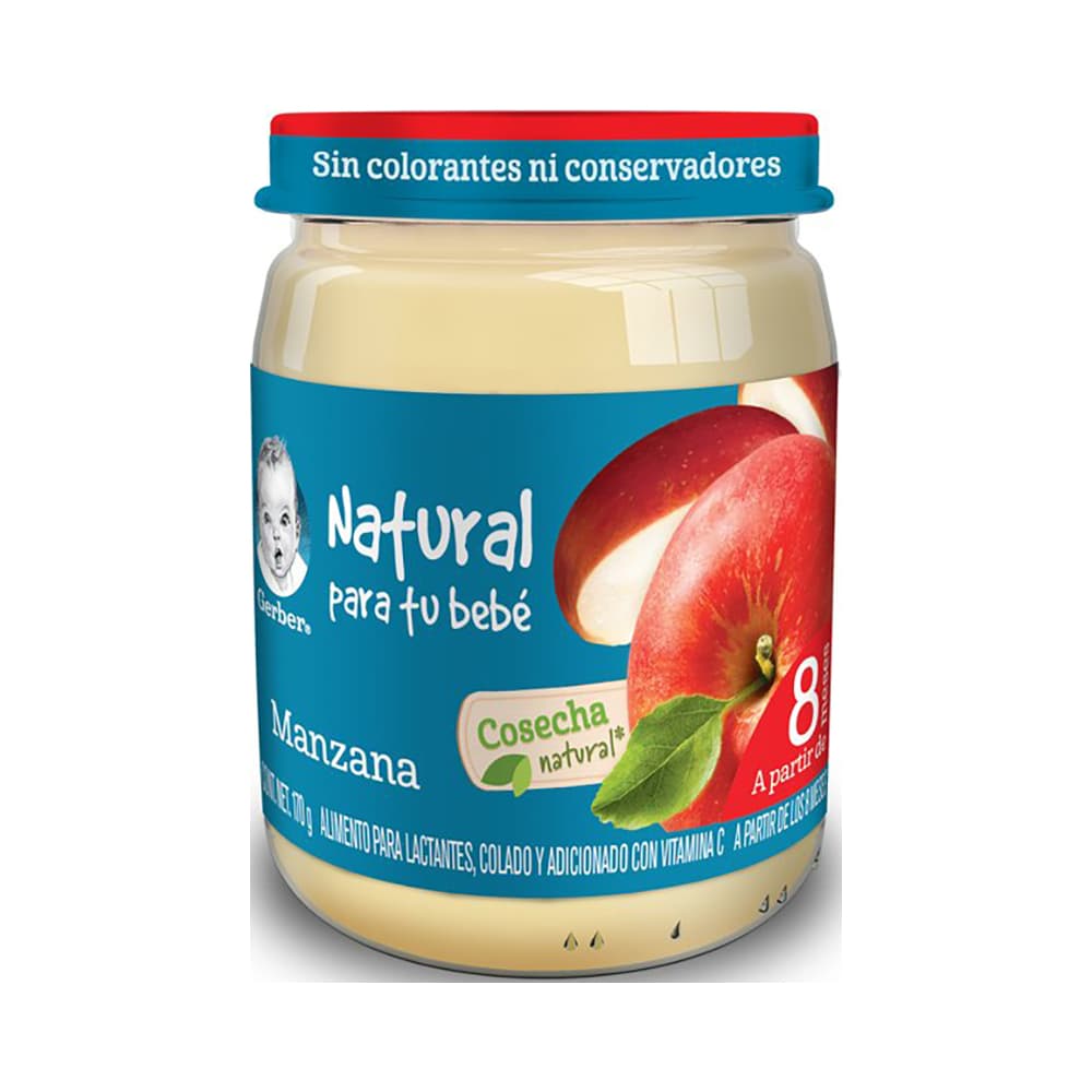 Gerber Papilla Manzana Etapa 3 Cosecha Natural 170 grs