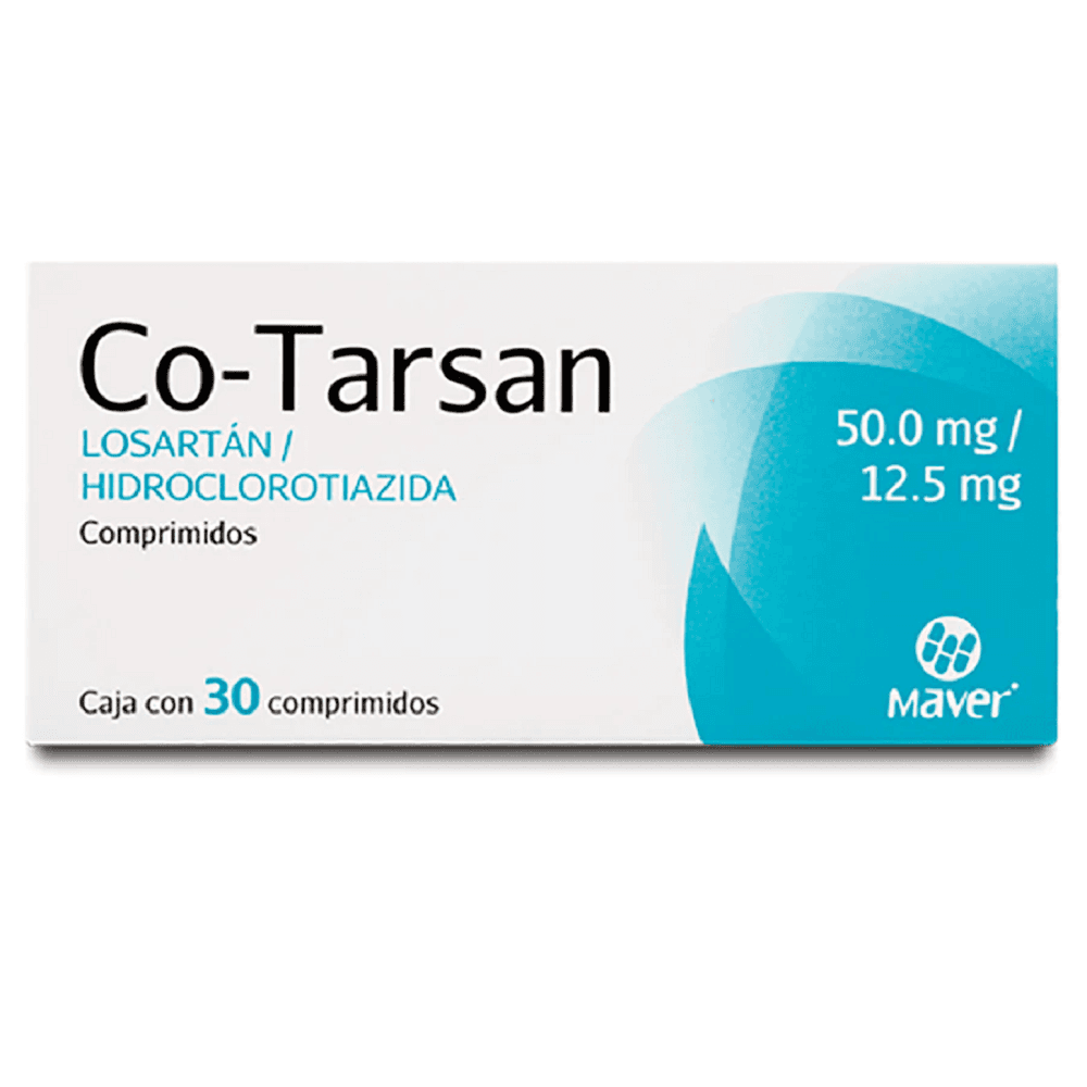 CO-TARSAN 50 MG/12.5 MILIGRAMOS