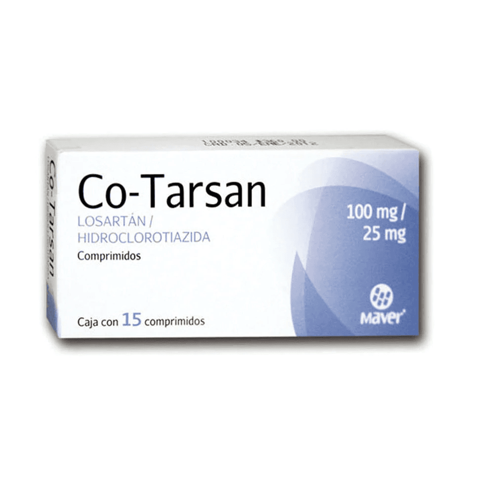 CO-TARSAN 100 MG/25 MILIGRAMOS