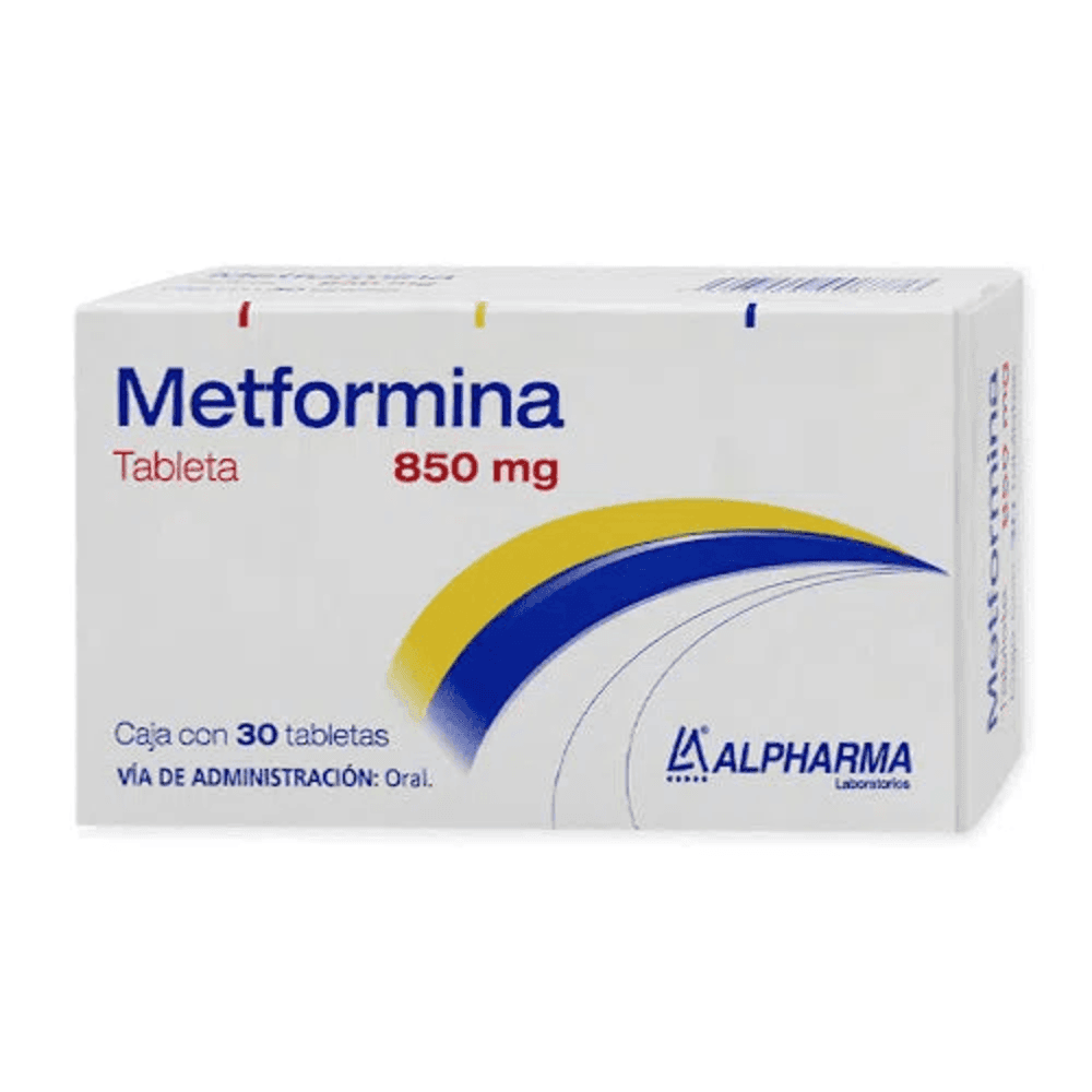 METFORMINA 30 TABLETAS ALPHARMA 850 MILIGR