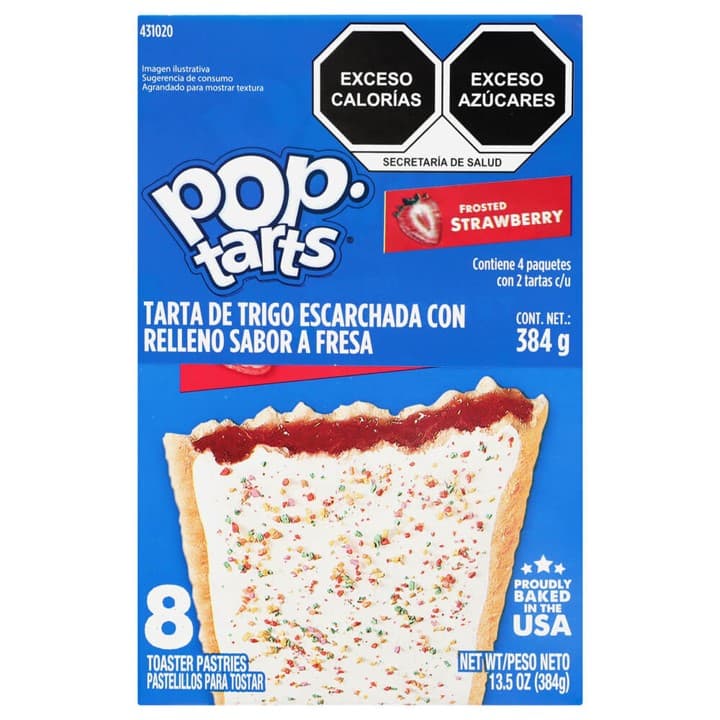 Pop Tarts Kellogg´s Frosted Straw 384 grs