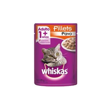 POUCH PAVO WHISKAS 85 GR               .