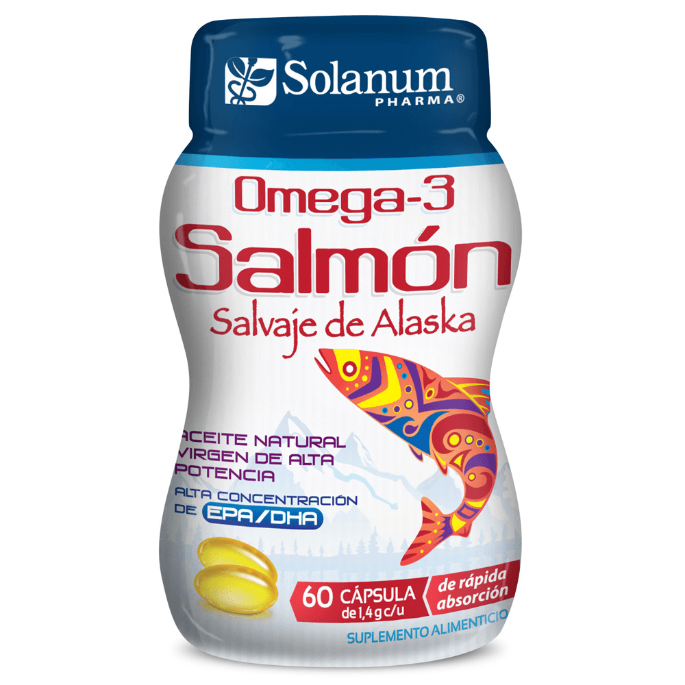 SALMON SALVAJE DE ALASKA SOLANUM 60 CAPSULA