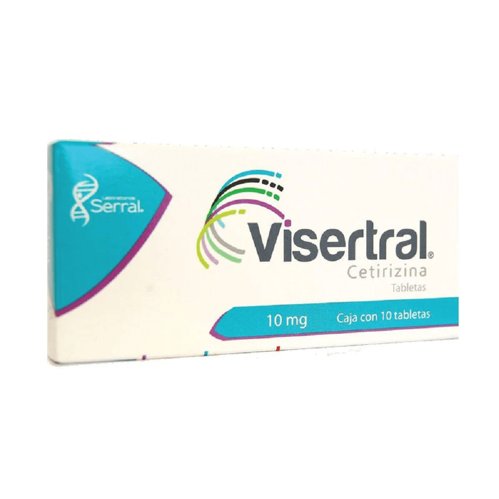 VISERTRAL 10 TABLETAS SERRAL 10 MILIGRA