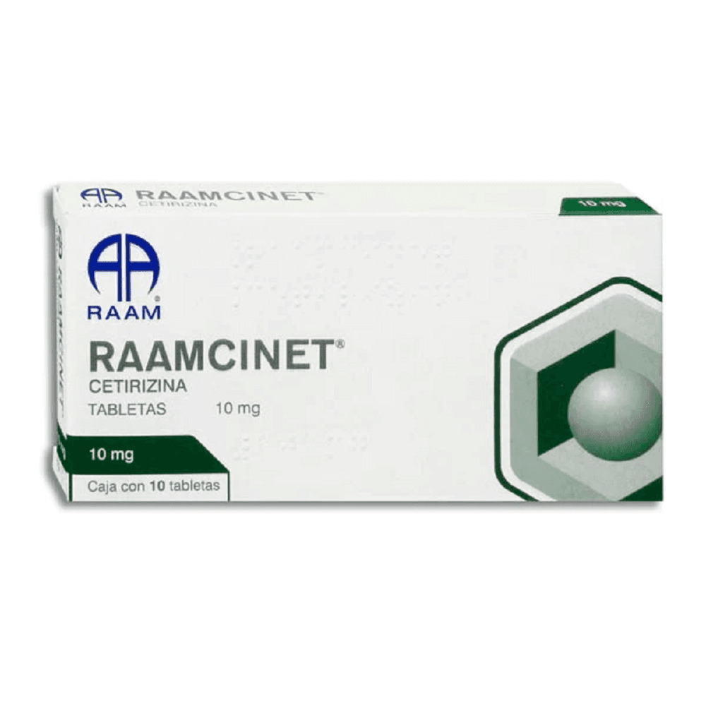 RAAMCINET 10 TABLETAS RAAM 10 MILIGRA