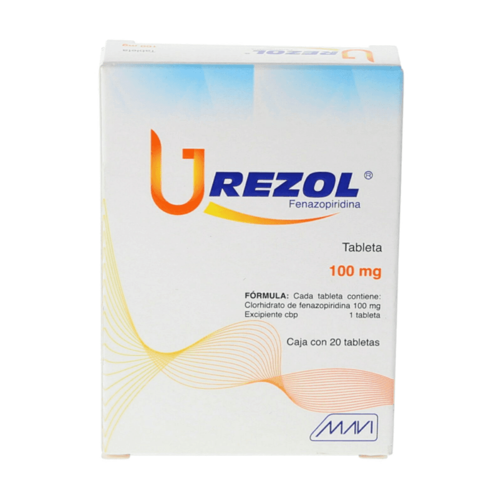 UREZOL 20 TABLETAS MAVI 100 MILIGR