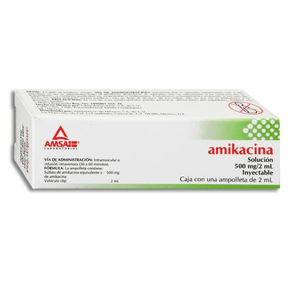 Amikacina 500mg/2ml iny 1amp gi