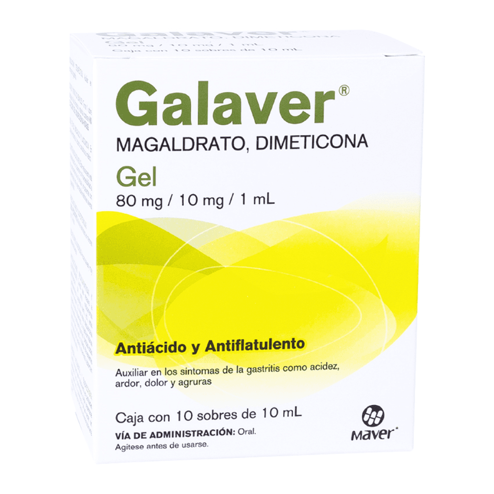 GALAVER GEL 10ML MAVER 10 SOBRES