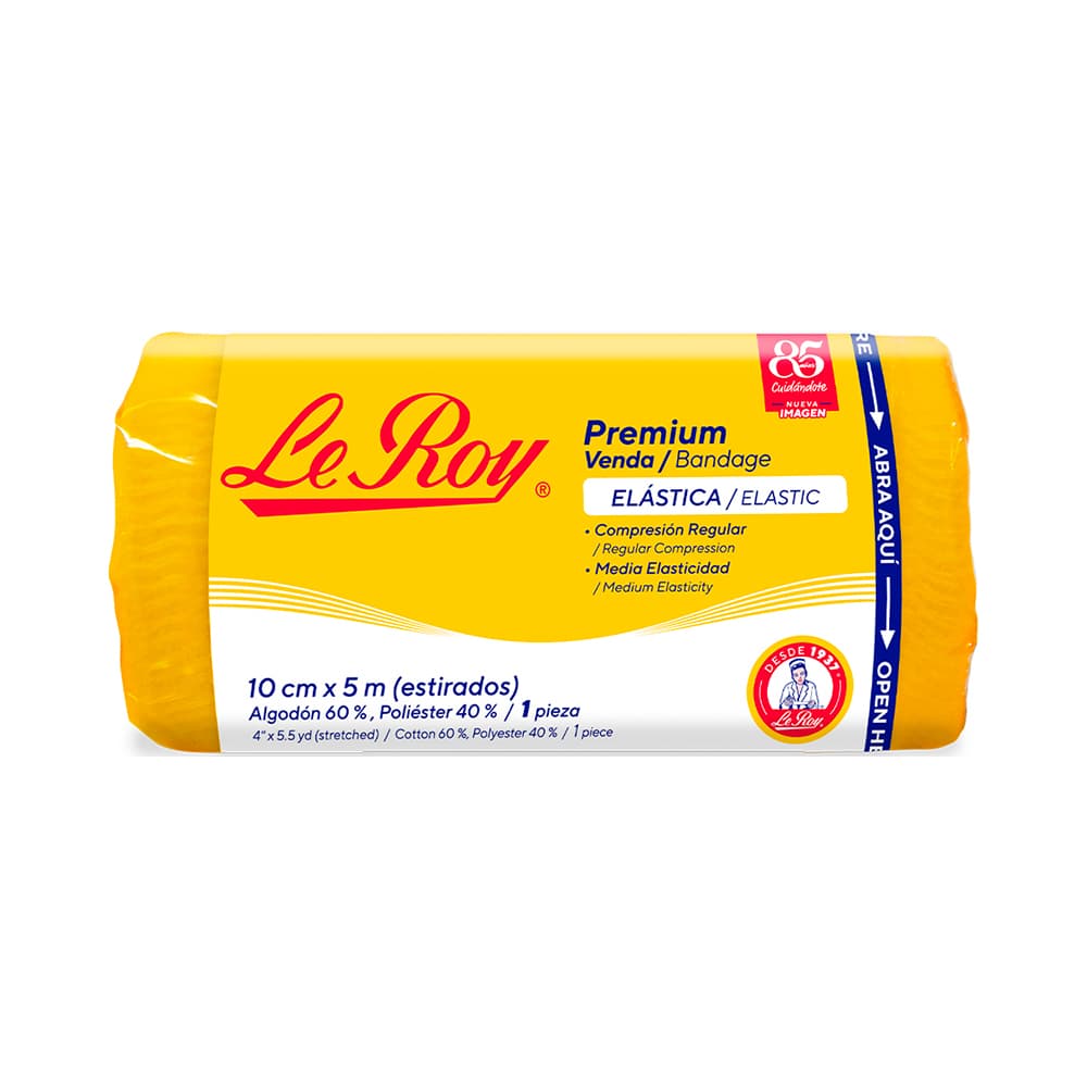 LE ROY VENDA ELASTICA 10CMX5M 1PZ 1 UN