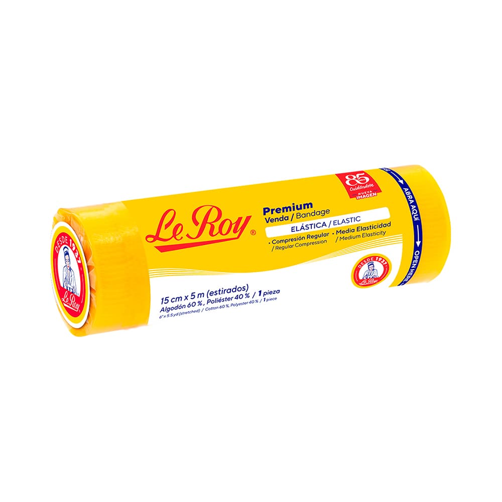 LE ROY VENDA ELASTICA 15 CM X 5 M 1 UN
