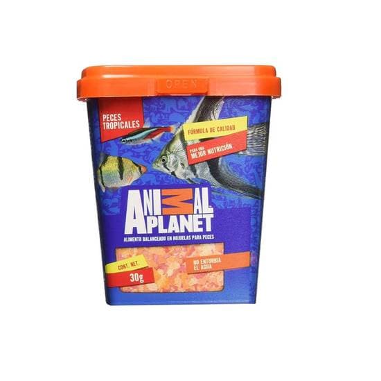 Animal Planet Peces Tropicales Hojuelas 30 grs