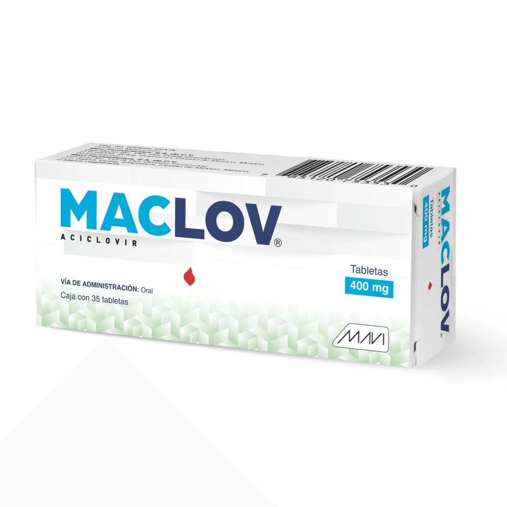 MACLOV ACICLOVIR 35 TABLETAS MAVI 400 MILIGR