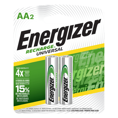 PILA RECARGABLE ENERGIZER AA C/2 1PZA