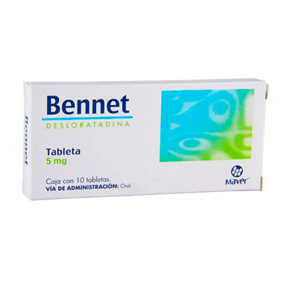 BENNET 10 TABLETAS MAVER 5 MILIGRAM