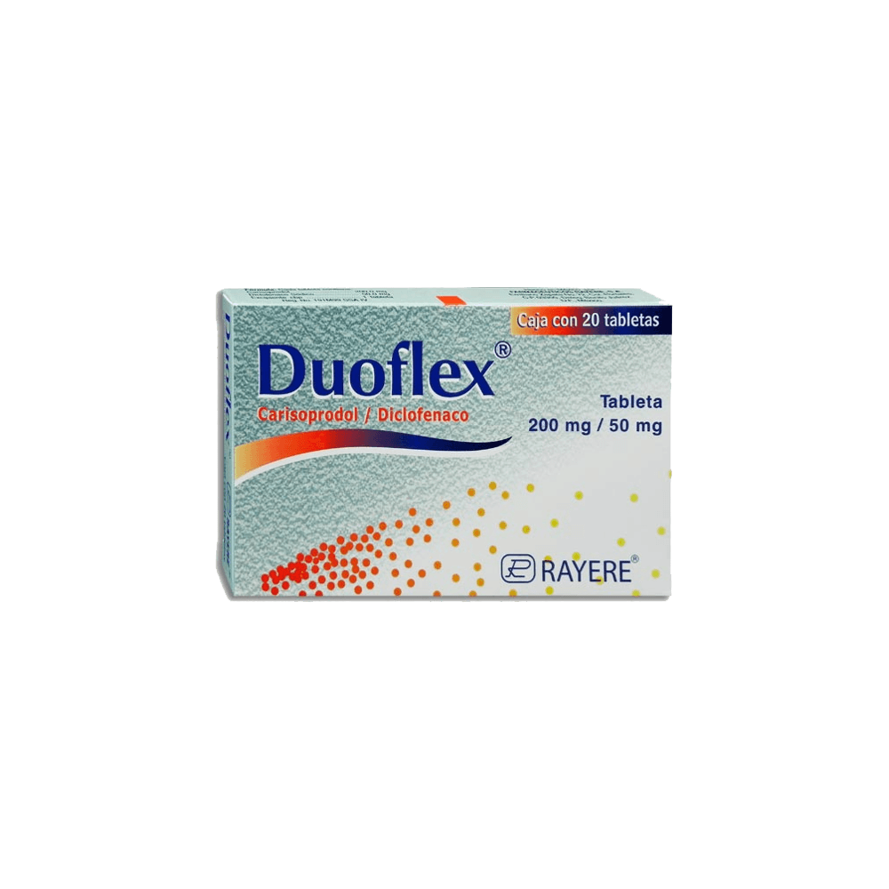 DUOFLEX 200MG./50MG RAYERE 20 TABLETA