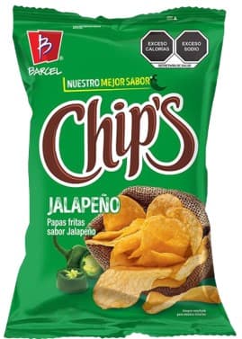 CHIP'S JALAPEÑO BARCEL 60GR            .