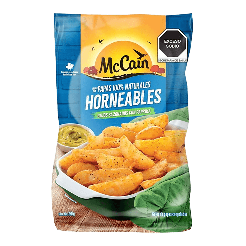 PAPAS GAJOS SAZONADOS MCCAIN 750 GRAMOS