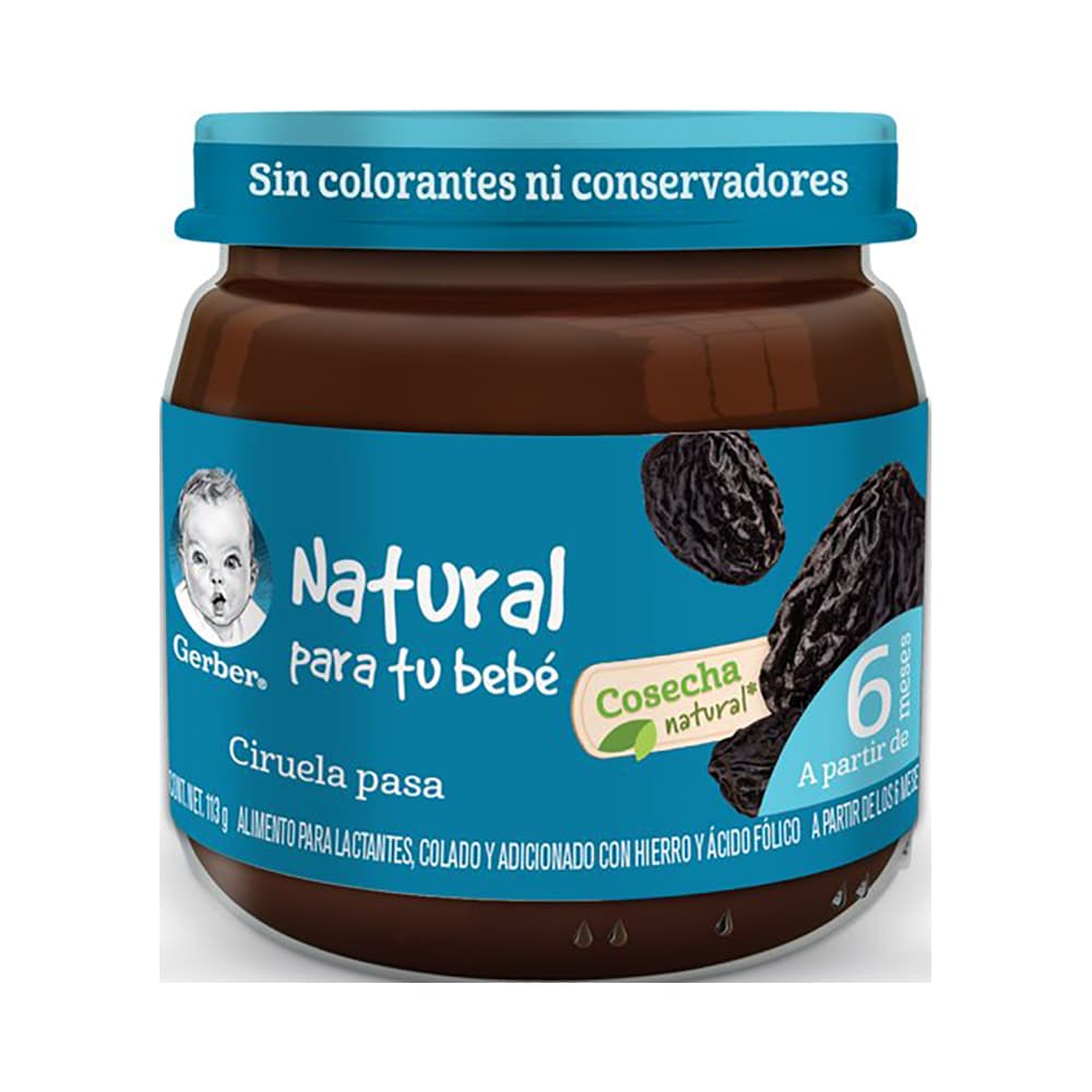 Gerber Papilla de Ciruela Pasa Etapa 2 113 grs