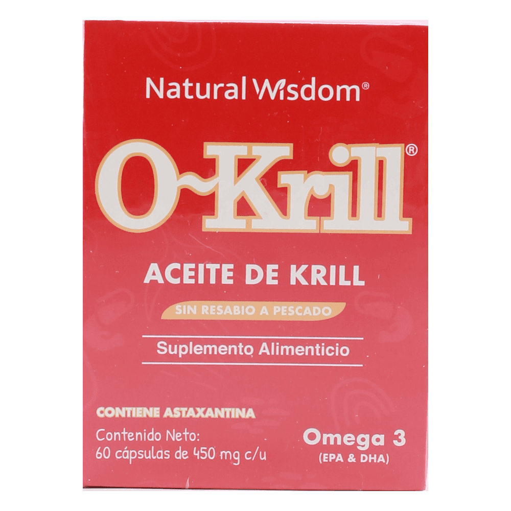 ACEITE DE KRILL NATURAL WISDOM 60 CAPSULA