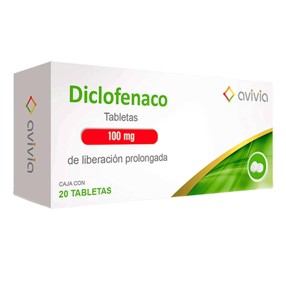 DICLOFENACO 100MG AVIVIA